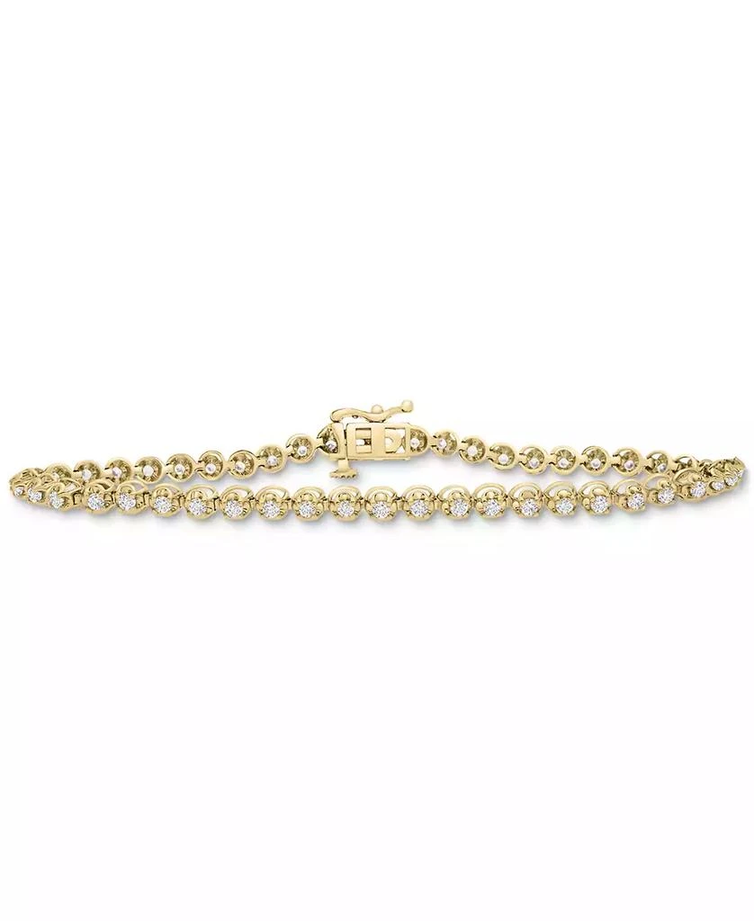 Macy's Diamond Tennis Bracelet  (7/8 ct. t.w.) in 14k White Gold or 14k Yellow Gold,  6-1/2" 1