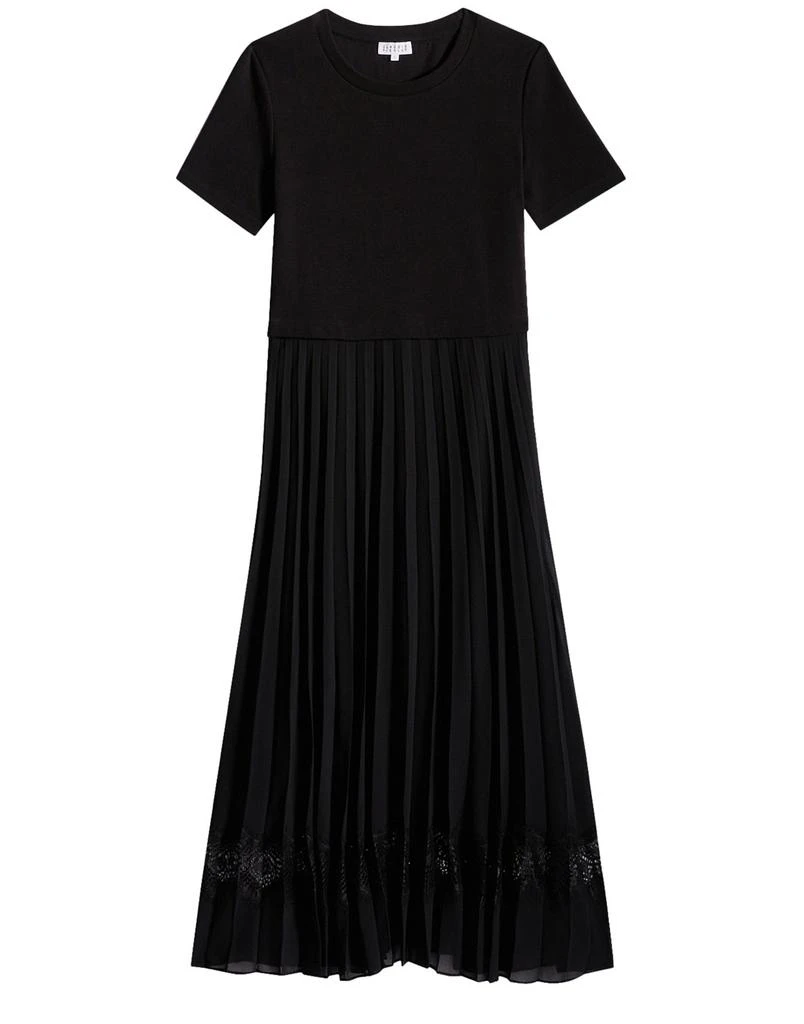 Claudie Pierlot Teli bi-material midi dress 1