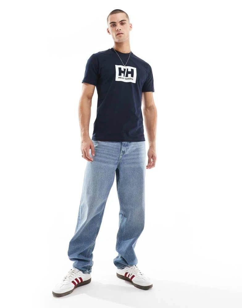 Helly Hansen Helly Hansen Hh box t-shirt in navy 3