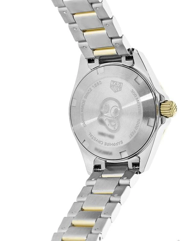 TAG Heuer Tag Heuer Aquaracer Lady 300M 27MM Quartz Mother of Pearl Diamond Dial 18K Yellow Gold Plated Steel Women's Watch WBD1422.BB0321 3
