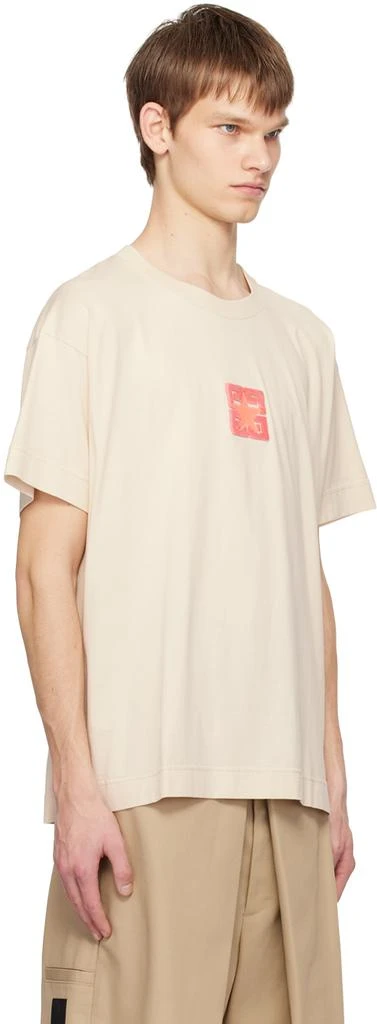 Givenchy Beige 4G Stars T-Shirt 2