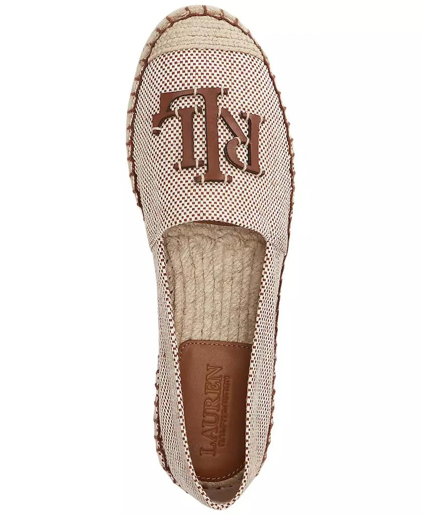 Ralph Lauren Women's Cameron Logo Slip-On Espadrille Flats 4