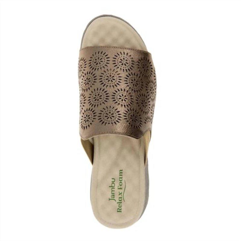 Jambu Queens Sandal In Pewter