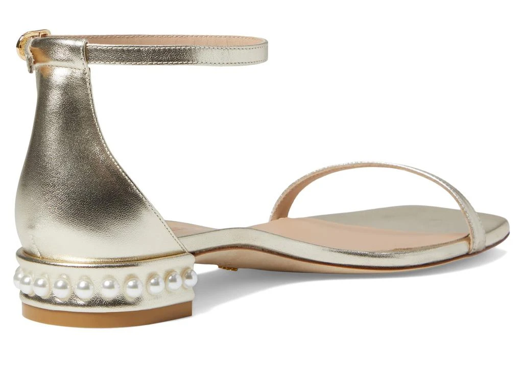 Stuart Weitzman Nudistcurve Pearl Flat Sandal 4