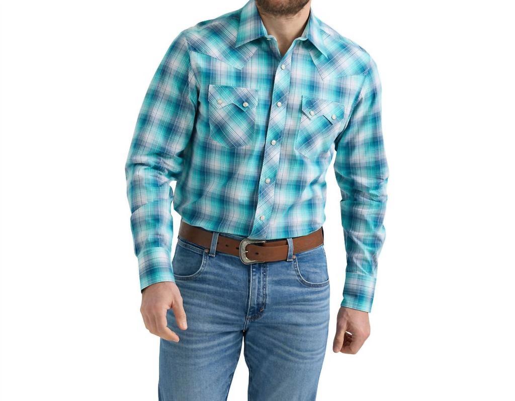 Wrangler Wrangler - Men's Retro Long Sleeve Western Snap Shirt