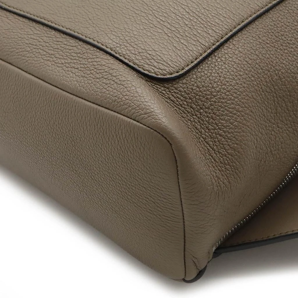 Loewe Goya Slim Backpack Soft Grain Calf Leather Brown 3