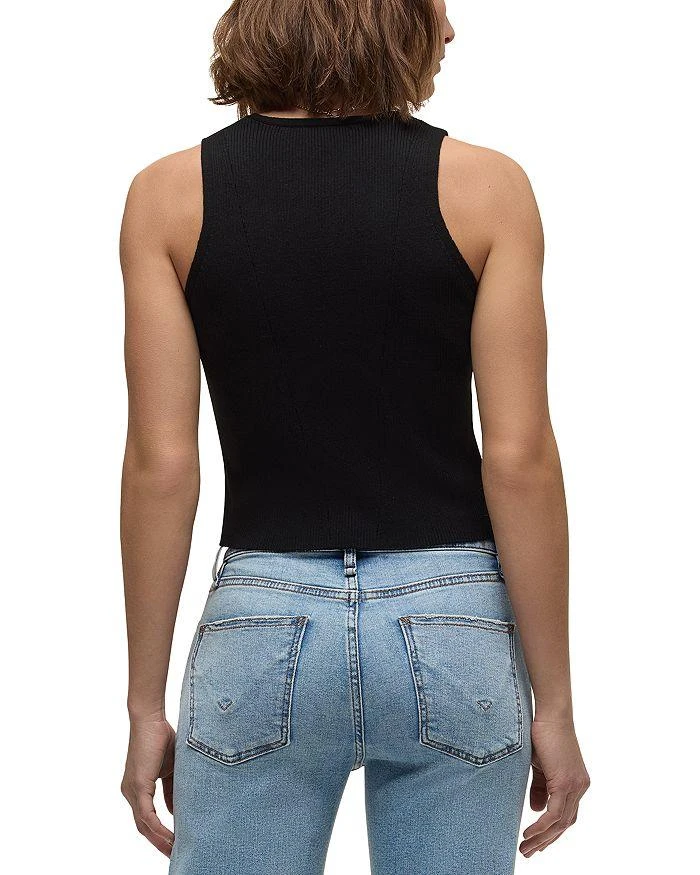 Hudson Sleeveless V Neck Sweater 4