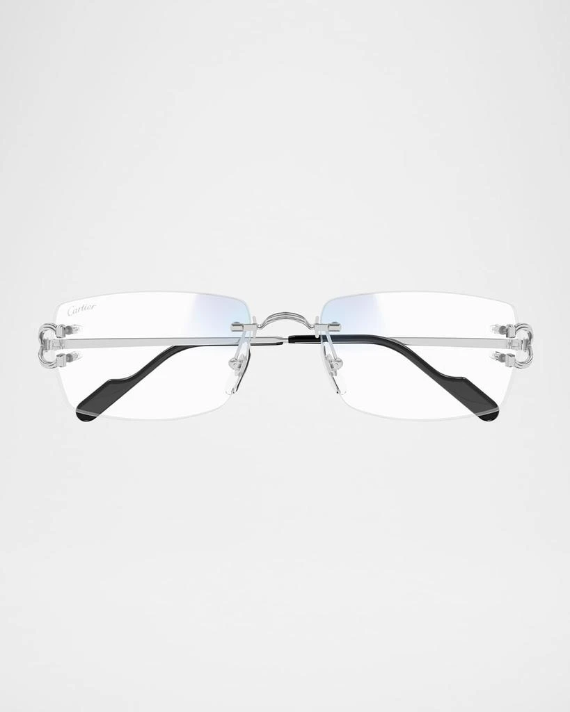 Cartier Men's Metal Rectangle Optical Frames 1