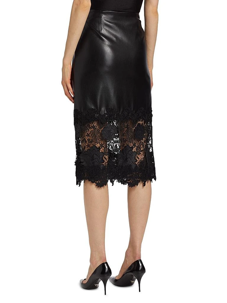 Generation Love Chantira Faux-Leather Midi-Skirt 5