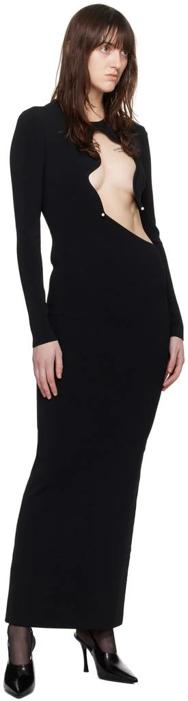 Christopher Esber Black Salacia Wire Maxi Dress 4