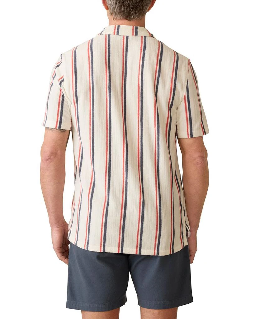 Faherty Short Sleeve Relaxed Fit Cabana Towel Terry Shirt 4