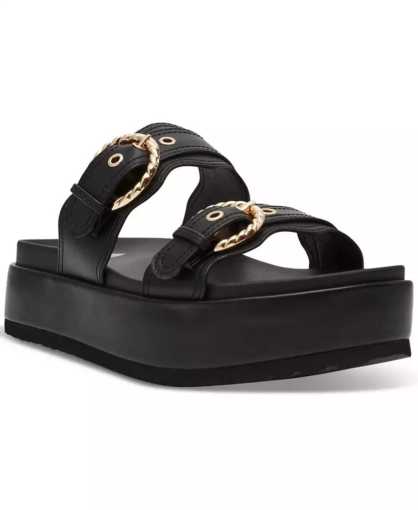 DV Dolce Vita Serpent Double Band Footbed Platform Sandals 1