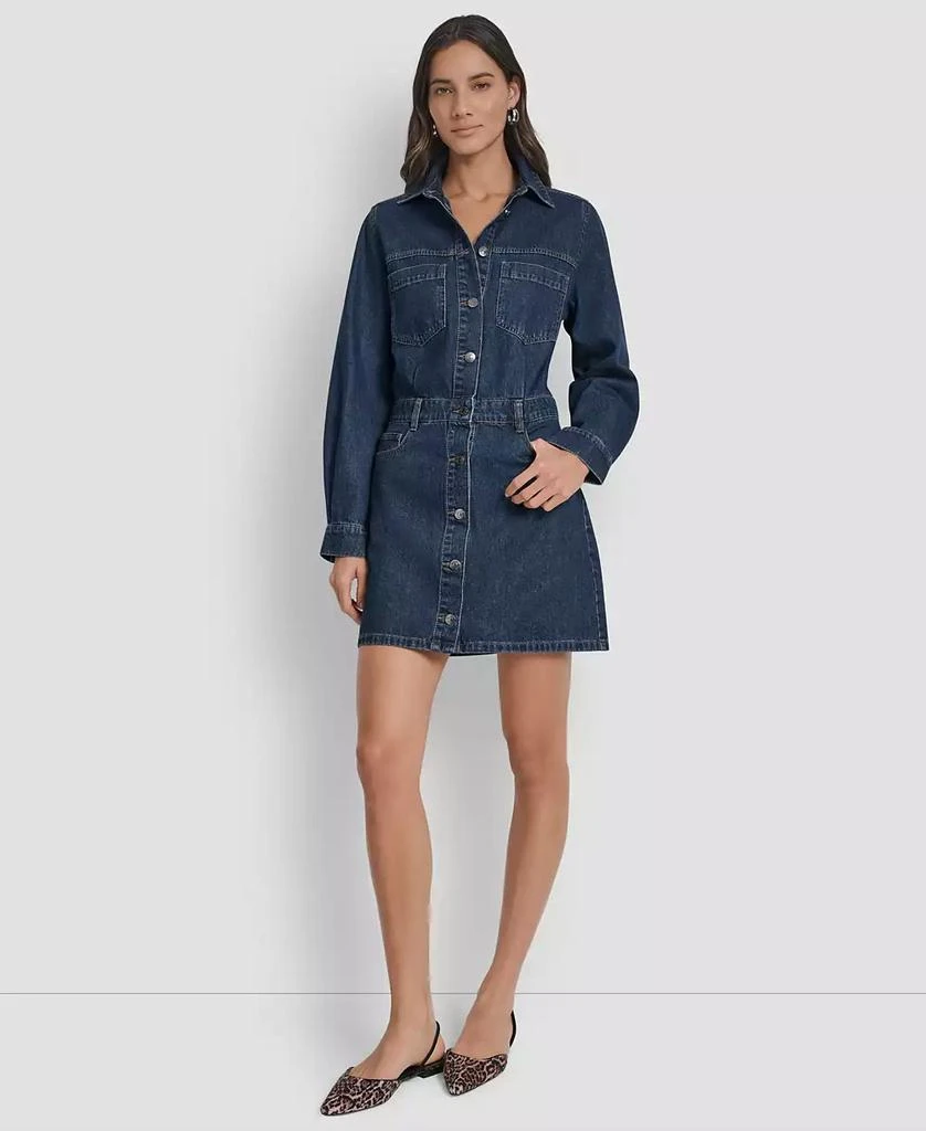 Women's Button-Down Long-Sleeve Denim Dress  On Sale Now with Up to 71%  Off | Discover Exclusive Deals & Savings at BeyondStyle  Authentic DKNY  dress|women's fashion|dresses with Limited-Time Discounts, Free Shipping,