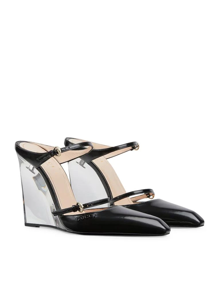 Gucci WOMEN`S WEDGE CLOGS 3