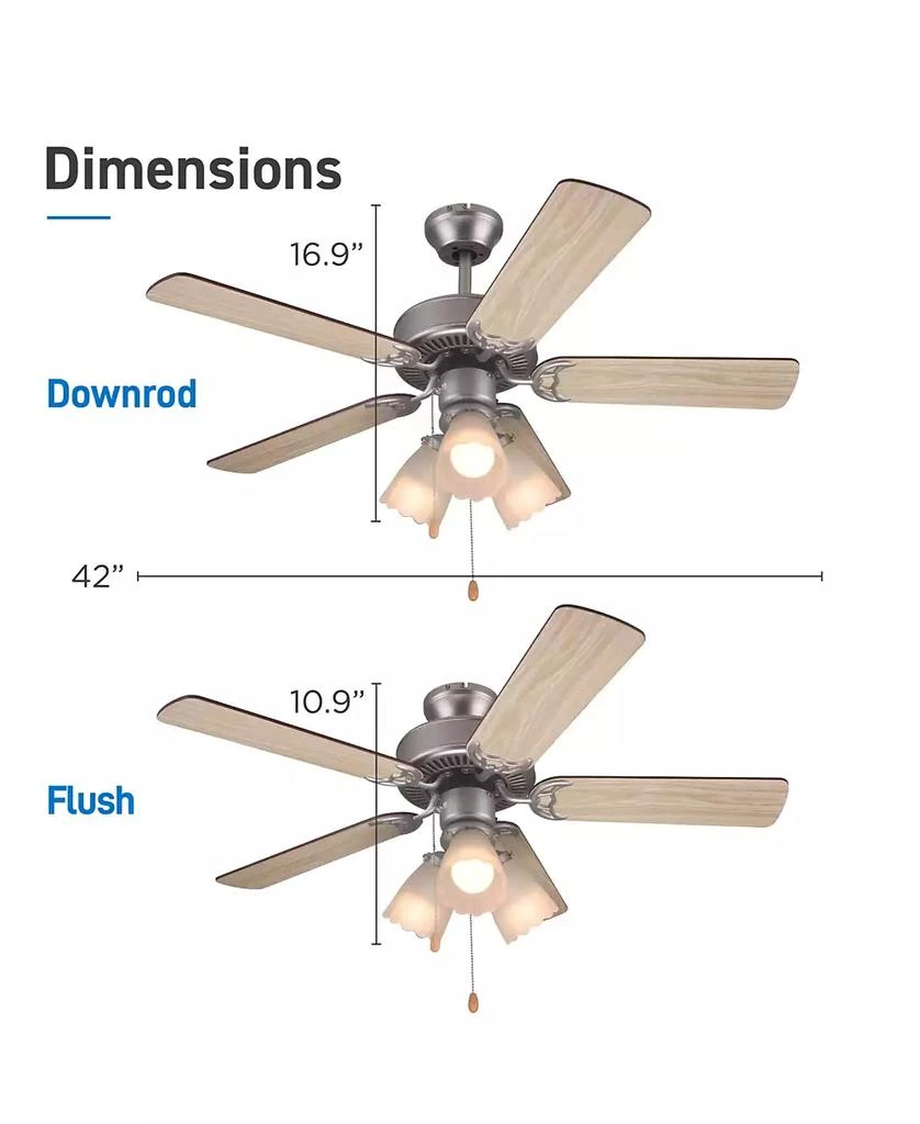 Commercial Cool 5-Blade 42 inch Ceiling Fan 5