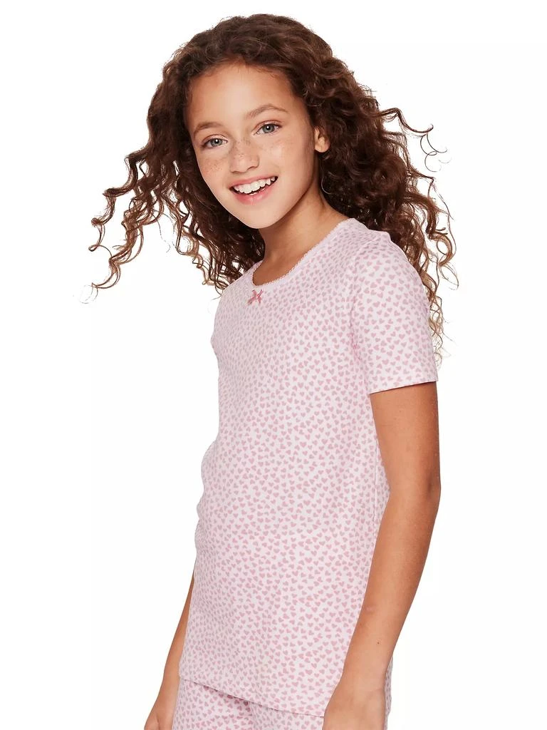 Petite Plume Little Kid
s
Kid
s Sweetheart 4-Piece Pajamas Set 6