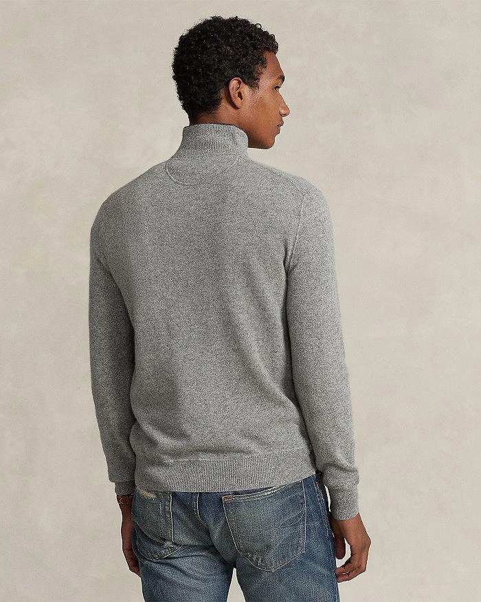 Ralph Lauren Cashmere Regular Fit Quarter Zip Mock Neck Sweater - Exclusive 3