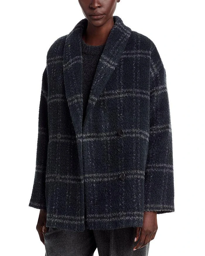 Eileen Fisher Shawl Collar Short Coat