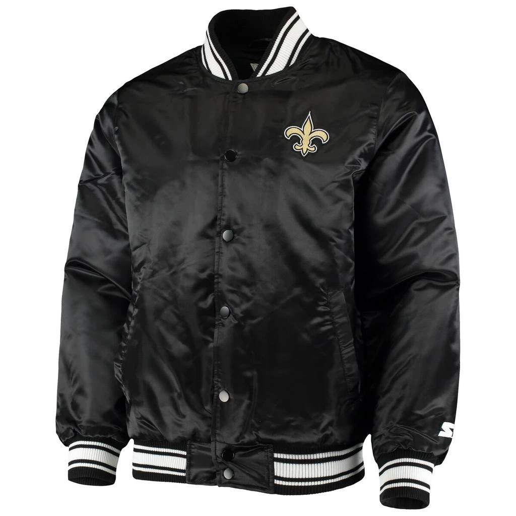 Starter Starter Saints Locker Room Varsity Full-Snap Jacket - Men's 1