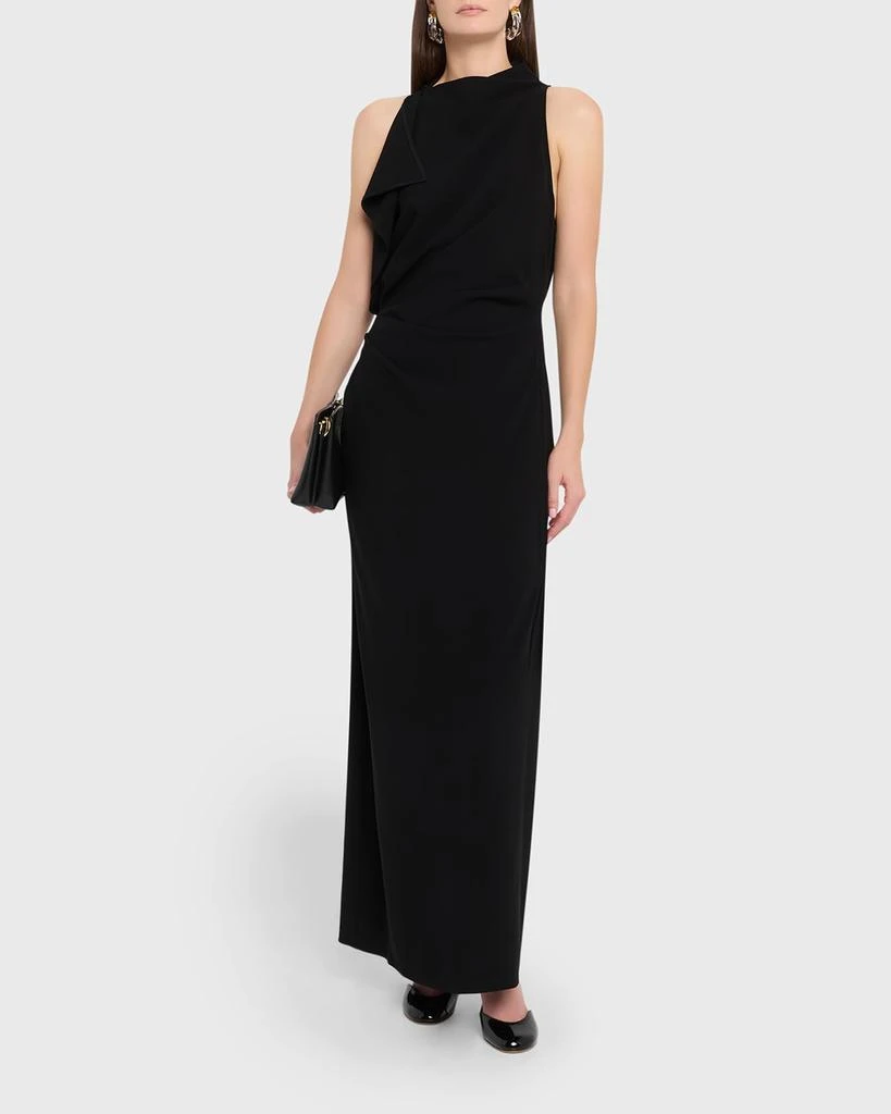simkhai midi dress sale Simkhai Women's Rhiannon Jersey Midi Dress in Sunglow, Size 8