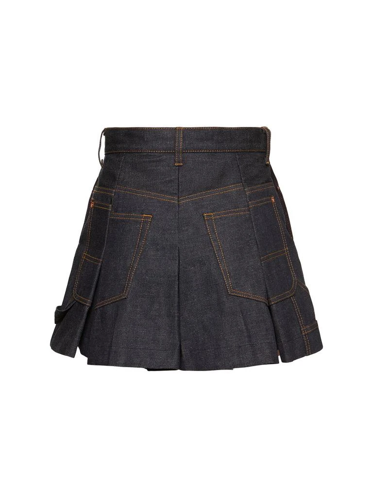 SACAI Cotton Denim Skort 3