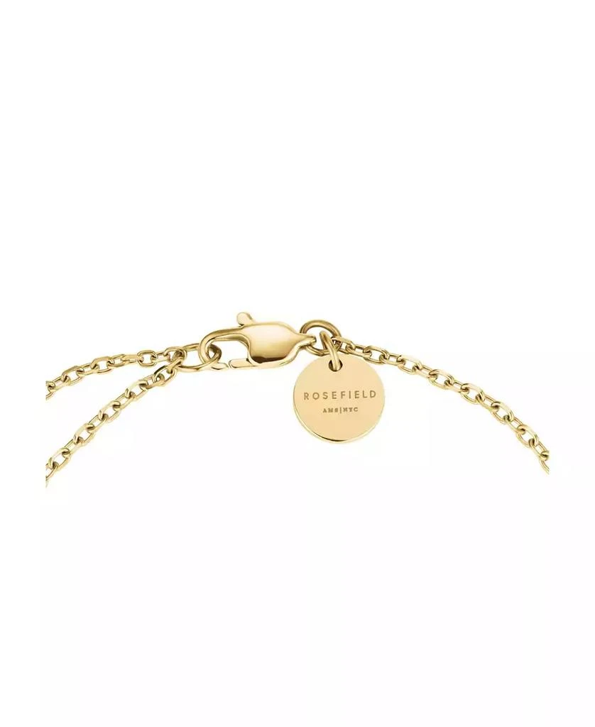 Rosefield Dangling Crystal Bracelet In 14K Yellow Gold Plated Stainless Steel 4