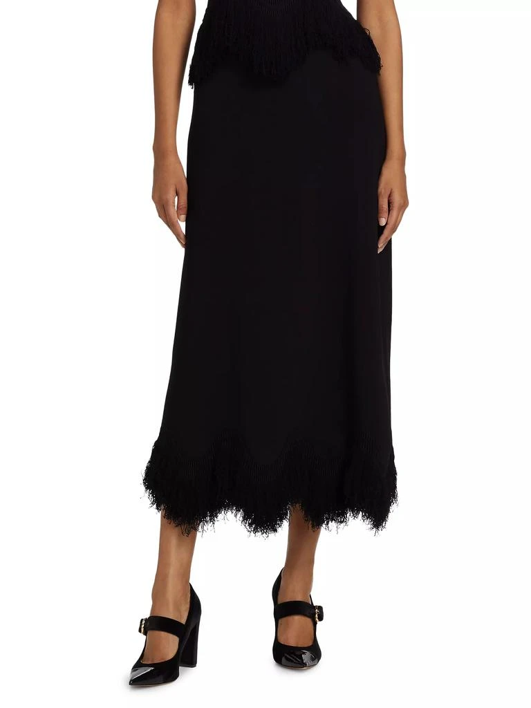 Ulla Johnson Paulina Fringe Knit Maxi-Skirt 3