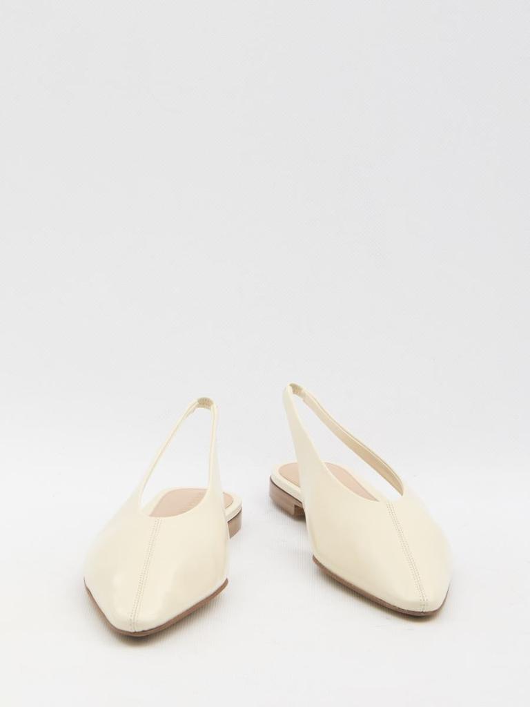 【関税&送料込】Bottega Veneta Sofia Slingback Ballerinas BOTTEGA VENETA Sofia leather slingback point-toe flats | NET