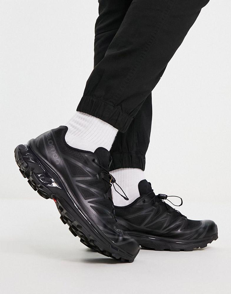 Salomon Salomon XT-6 unisex trainers in black and phantom Salomon Salomon XT-6 unisex trainers in black and phantom