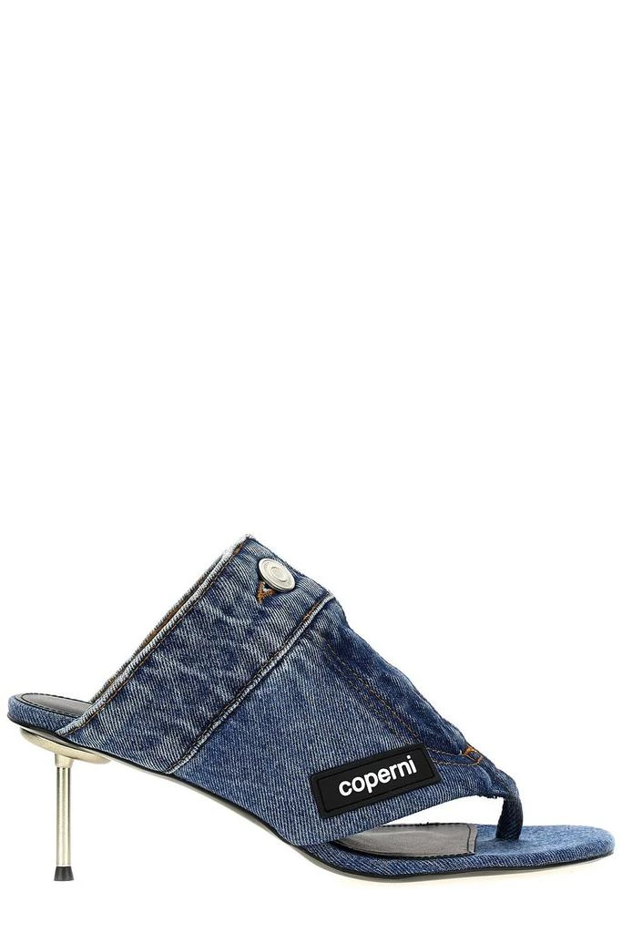 COPERNI Coperni Denim Open Thong Sandals 1