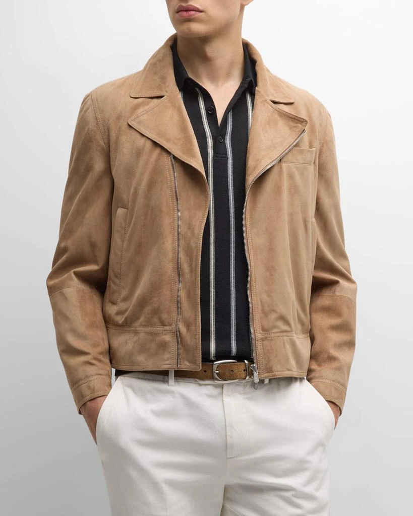 Brunello Cucinelli Men's Charles Suede Jacket 5