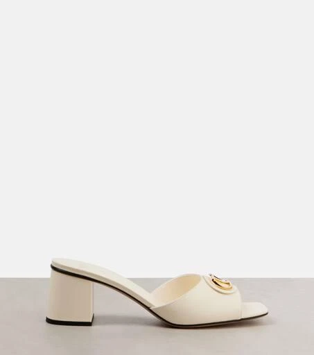 Valentino VLogo leather mules 4