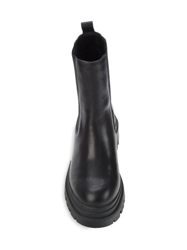 Saks Fifth Avenue Lenu Leather Ankle Boots 6