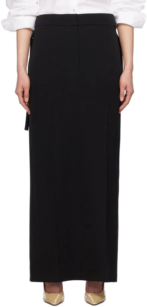 The Row Black Trevy Maxi Skirt 1