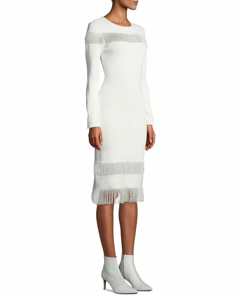 Sachin & Babi Sachin & Babi - Seraphina Fringe Knit Long Sleeve Dress 2