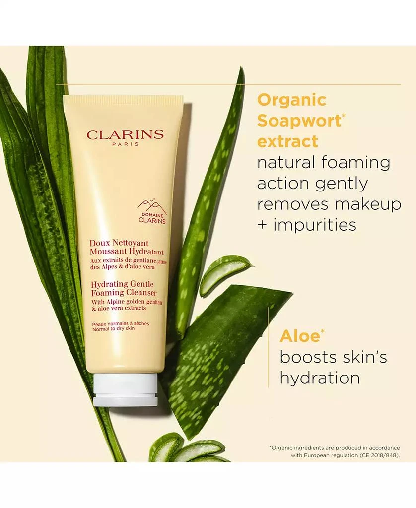Clarins Hydrating Gentle Foaming Cleanser With Aloe Vera 4