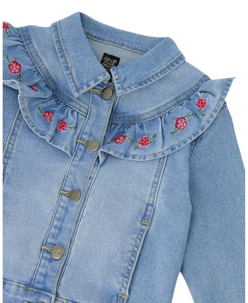 Deux par Deux Girls
Embroidery Long Sleeve Denim Jacket - Big Kid 5