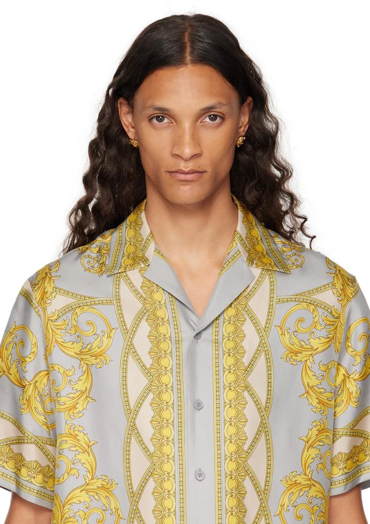 Versace Gold Medusa Head Earrings 3