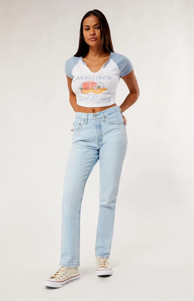 PacSun Peaches Raglan T-Shirt 3