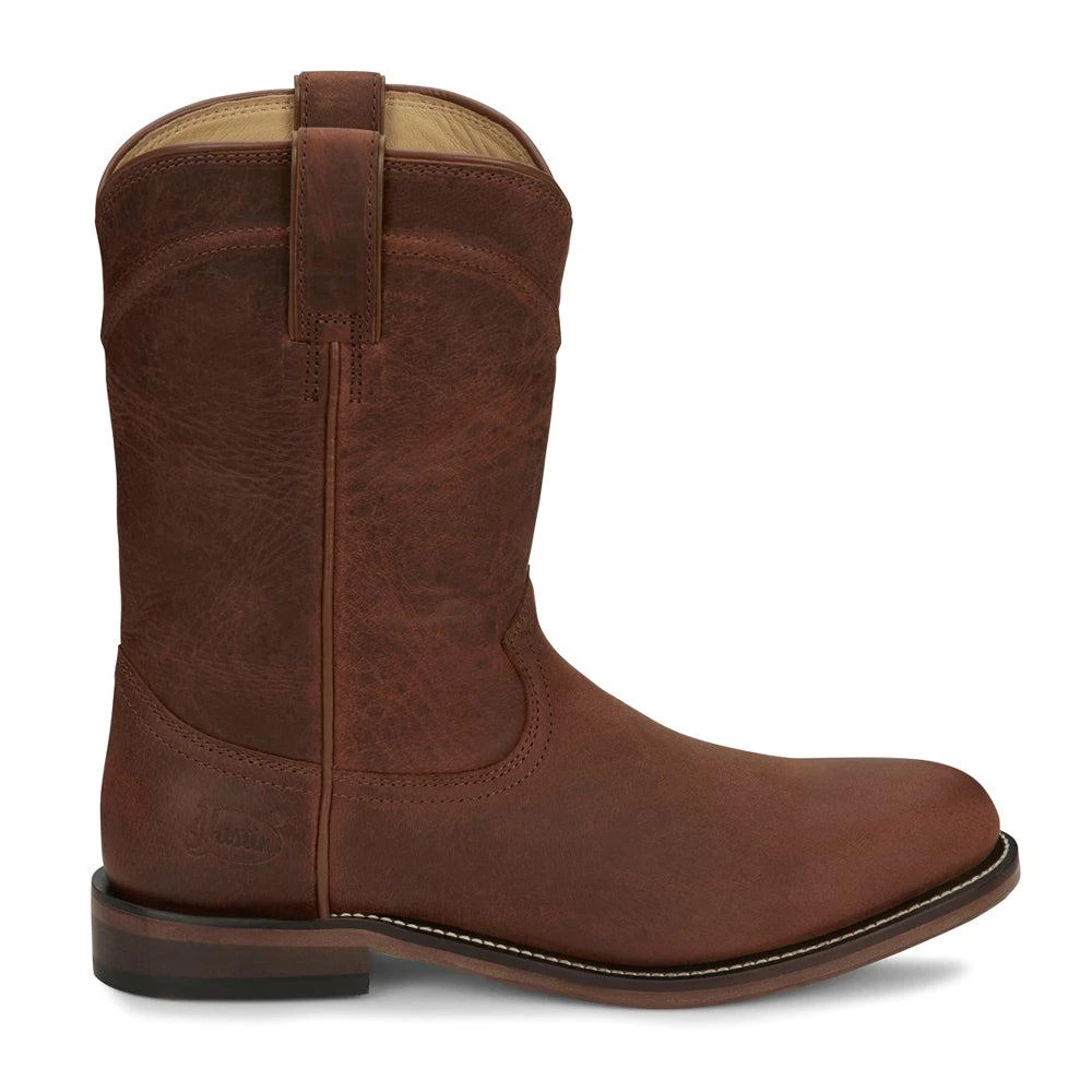 Justin Boots Braswell 10 Inch Round Toe Pull On Cowboy Boots 1