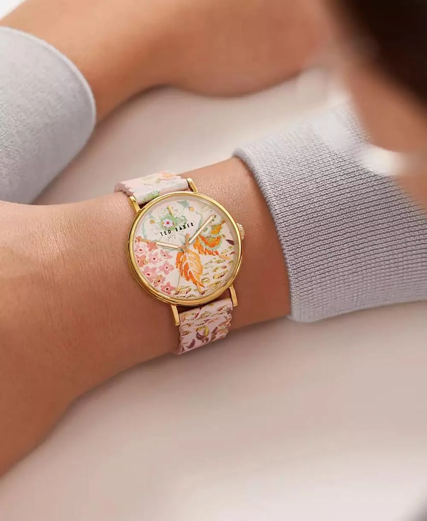 Ted Baker London Women's Phylipa Retro Leather Strap Watch 37mm 4