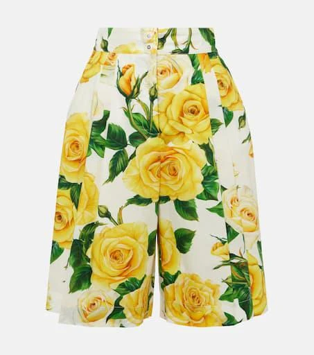 Dolce 
Gabbana Floral cotton Bermuda shorts 1