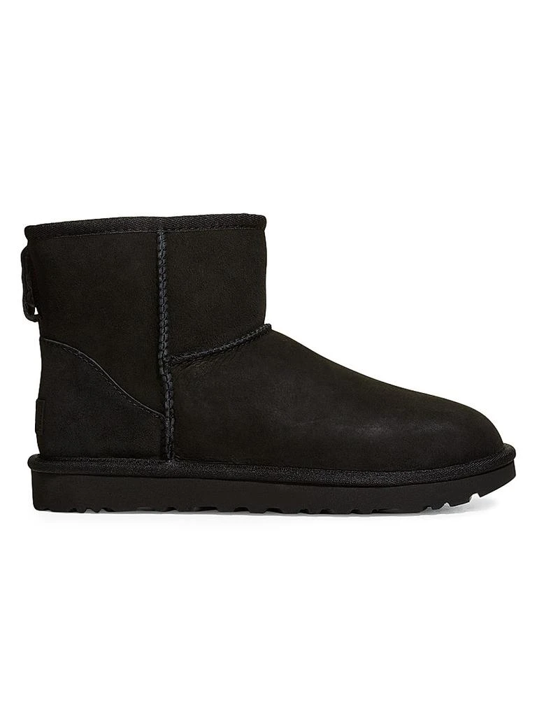 UGG Classic Heritage Mini II Shearling-Trimmed Suede Boots