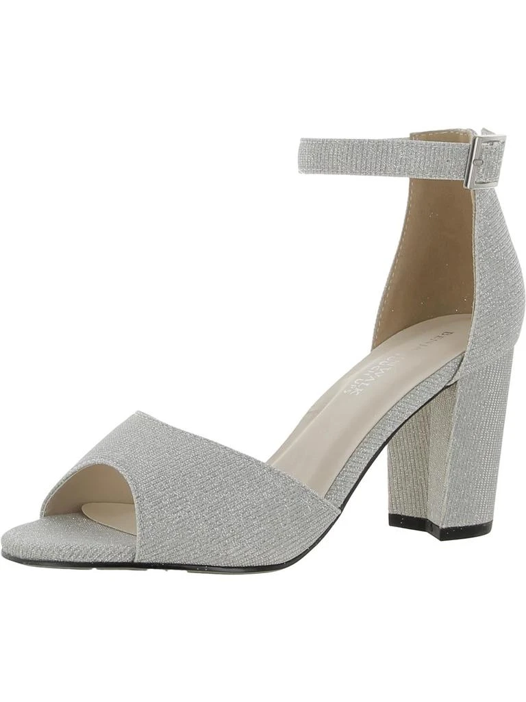 Touch Ups Amaya Womens Glitter Heels Dress Sandals 1