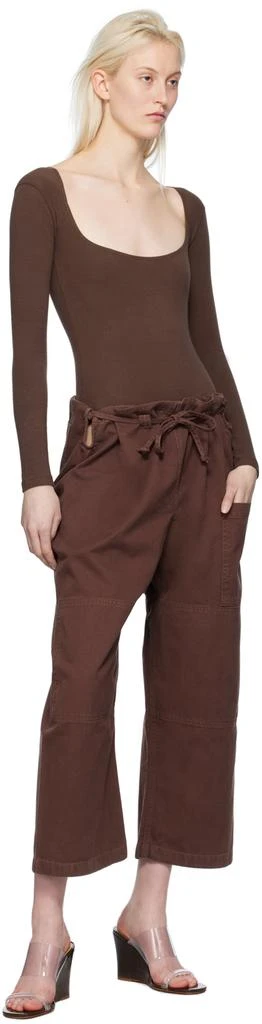 Gil Rodriguez Brown 'The Lou' Lounge Pants 4