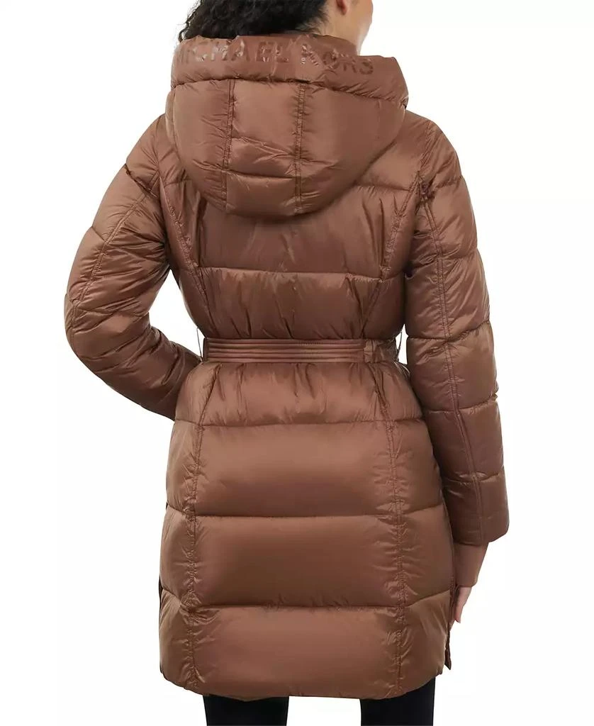 Michael Kors Women's Hooded Belted Puffer Coat 2