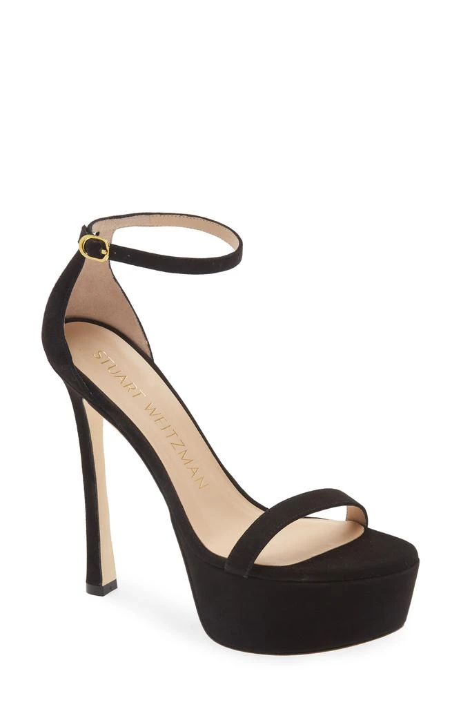 Stuart Weitzman Nudistcurve Hollywood Platform Sandal 1