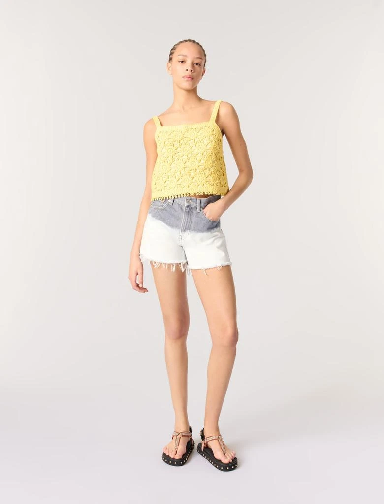 Maje Maje Woman's cotton Crochet-knit top for Spring/Summer 1