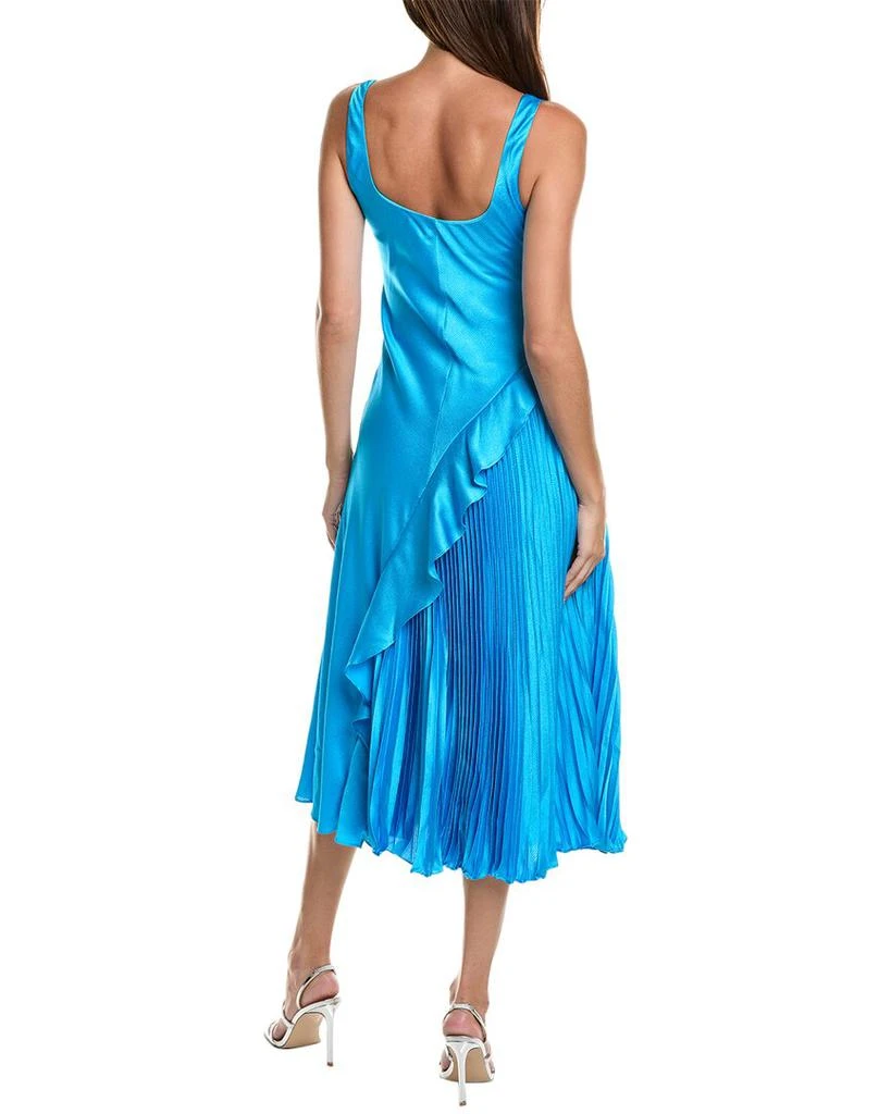 Monique Lhuillier Liv Satin Midi Dress 2