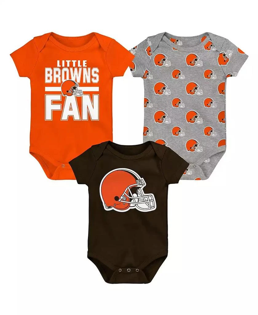 Outerstuff Newborn 3-Piece Cincinnati Bengals Little Tike Bodysuit Set